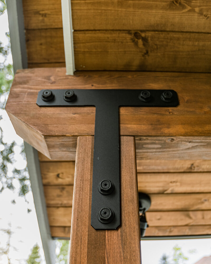 joinery details on a deck