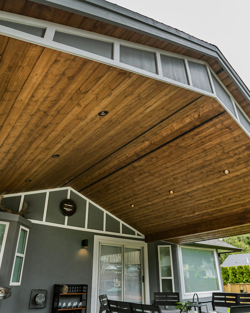 tongue and groove deck roof
